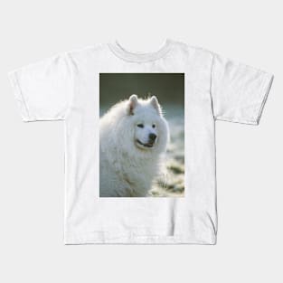 Smiling Samoyed Kids T-Shirt